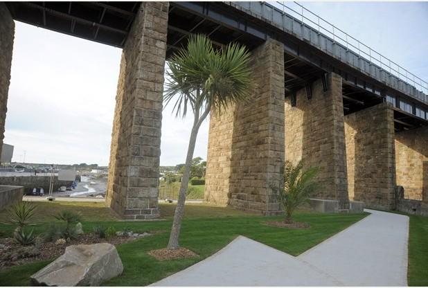 The restored Isis Garden in Hayle
